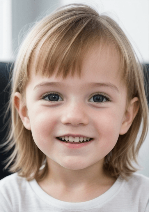 Image of a child generated from the parent's images